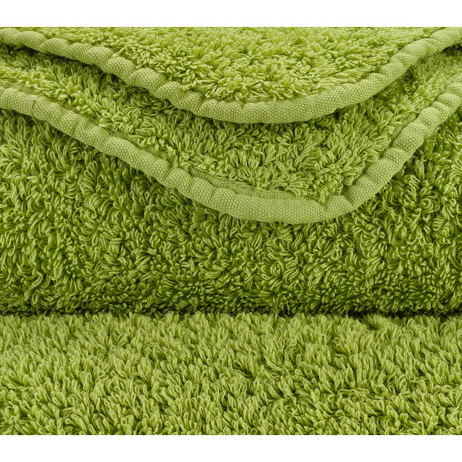 Abyss & Habidecor Super Pile serviette invités 30x50 165 vert pomme Abyss & Habidecor Super Pile serviette invités 30x50 165 vert pomme