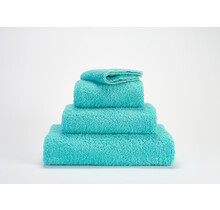 Abyss & Habidecor Super Pile Gastendoekje 40x60 370 turquoise