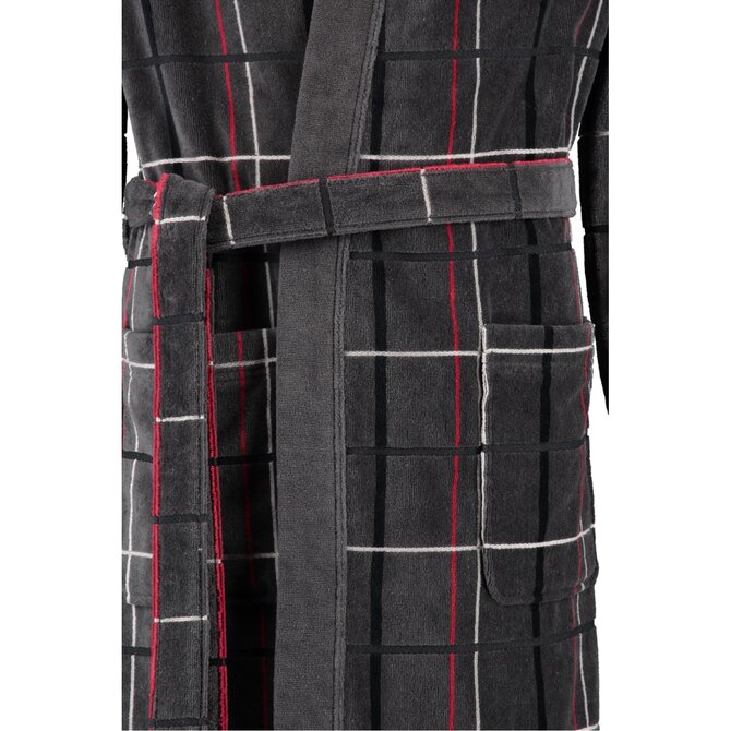 Cawö Heren Badjas 4853 anthrazit 54