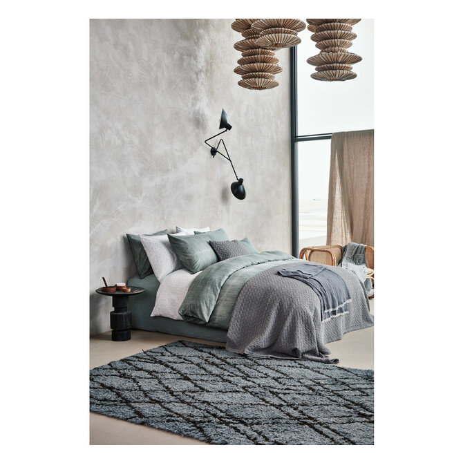 Vandyck Pure 10 G.Dyed Steelgrey Bedsprei 260X260
