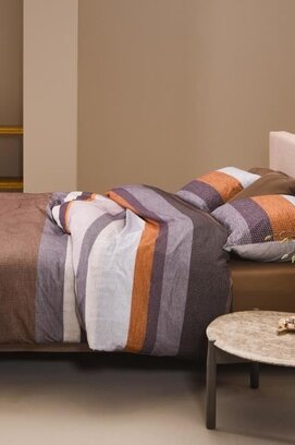 Essenza Kim duvet dekbedovertrek 2p set 200x220 Brown