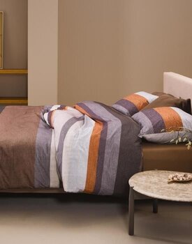 Essenza Kim duvet dekbedovertrek 2p set 200x220 Brown