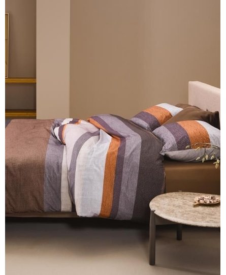 Essenza Kim duvet dekbedovertrek 2p set 200x220 Brown