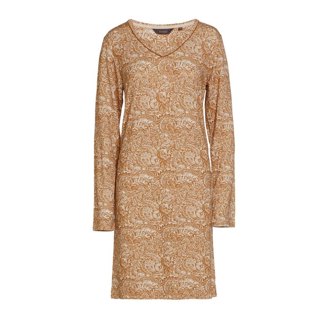 Essenza Emmy Halle Chemise de nuit à manches longues XL Cashew Essenza Emmy Halle Chemise de nuit à manches longues XL Cashew