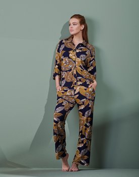 Essenza Dionne Gwyneth Pyjama top 3/4 sleeve XL Nightblue