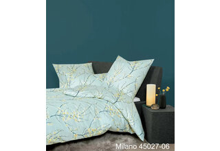 Janine Dekbedovertrek Milano 45029/02 Rauchblau 240x200/220