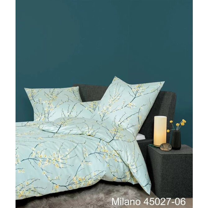 Janine Dekbedovertrek Milano 45029/02 Rauchblau 240x200/220