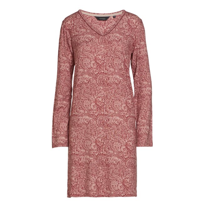 Essenza Emmy Halle Chemise de nuit à manches longues XL Rose