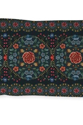 Pip Studio Forest Carpet Rechthoekig Sierkussen - Donkerblauw 30 x 90 cm