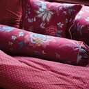 Pip Studio Pip Studio Flower Festival Roller Cushion - Dark Red 1x 22 x 70 cm