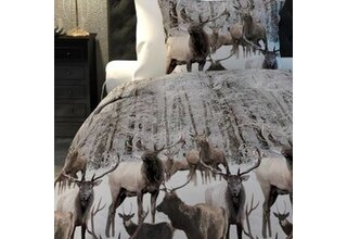 Heckett&Lane Housse de couette Ralph Taupe/Grey 240x200/220