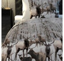 Heckett&Lane Enveloppe de couette Ralph Taupe/Grey 200x200/220