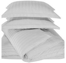 De Witte Lietaer Zygo Dekbedovertrek Zilver 200x200/220