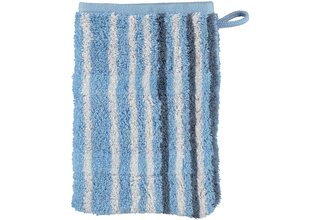 Cawö Noblesse Lines Streifen Gant de toilette ciel