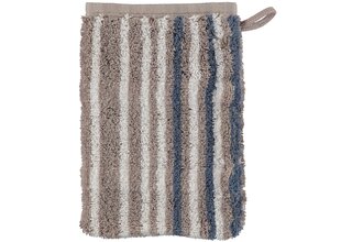 Cawö Noblesse Lines Streifen Gant de toilette graphit