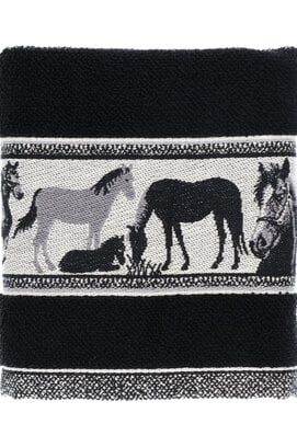 Bunzlau Castle Keukendoek Horse Black