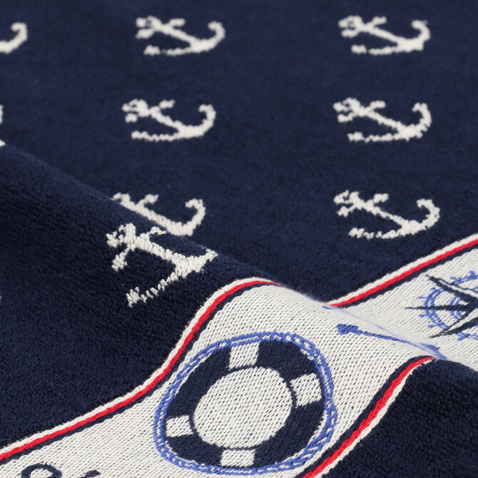 Bunzlau Castle Keukendoek Maritime Dark Blue