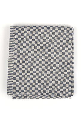 Bunzlau Castle Theedoek Small Check Dark Blue