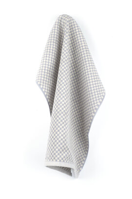 Bunzlau Castle Theedoek Small Check Grey
