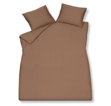 Vandyck Home 90 Sateen 250 Tc Brownie 1-Personne (140X200/220 + 1 Démolition)