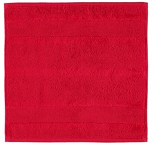 Cawö Noblesse2 Uni Face Cloth 30x30 Rouge