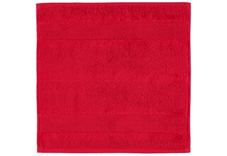 Cawö Noblesse2 Uni Gezichtsdoekje 30x30 Rood