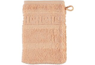 Cawö Noblesse Uni Gant de toilette Saumon