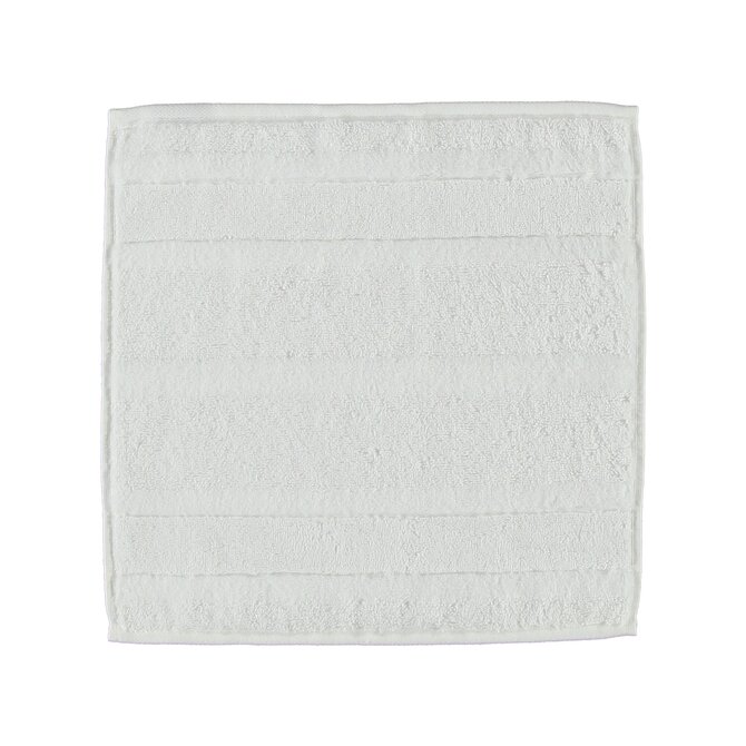 Cawö Noblesse2 Uni Gezichtsdoekje 30x30 Wit