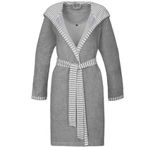 Vossen Peignoir Juno grau meliert L