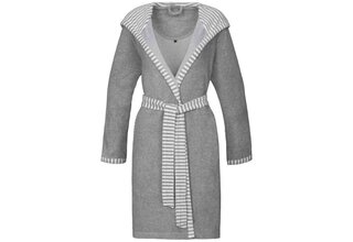 Vossen Peignoir Juno grau meliert L