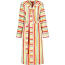 Cawö Cawo Ladies Bathrobe 7081 Terry Cloth with Hood Multi 46