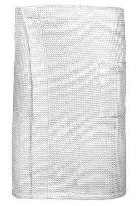 Kilt de sauna Will-L de Vossen pour hommes Blanc