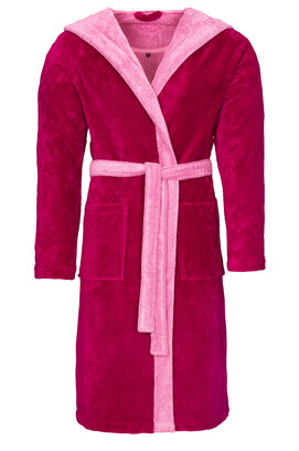 Vossen Badjas Poppy cranberry/light fuchsia  S