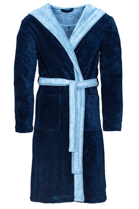 Vossen Badjas Poppy winternight/steelblue  XXL