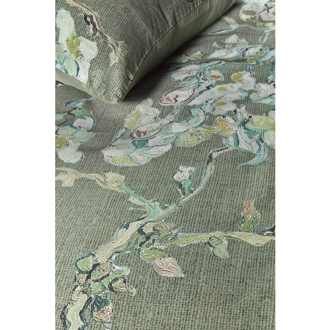 Beddinghouse x Van Gogh Museum Housse de Couette Fleurissante - Vert 140 x 200/220 cm