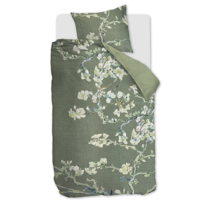 Beddinghouse x Van Gogh Museum Housse de Couette Fleurissante - Vert 140 x 200/220 cm