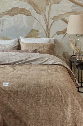 Riviera Maison Coughton Court Housse de couette - Dark Sand 200 x 200/220 cm