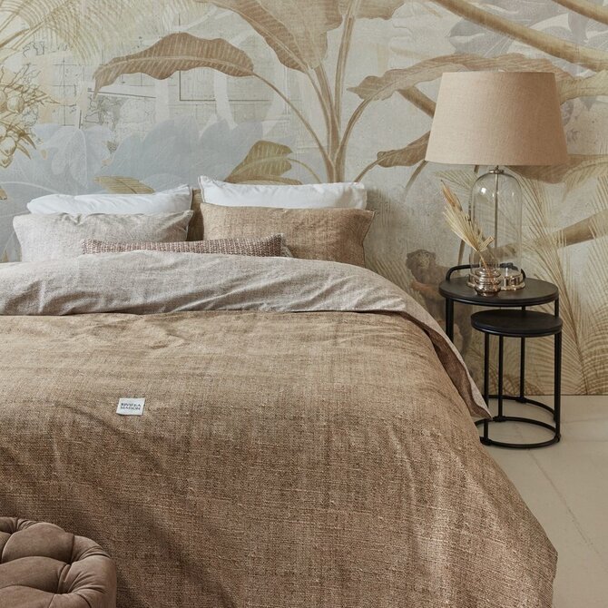 Riviera Maison Coughton Court Housse de couette - Dark Sand 140 x 200/220 cm