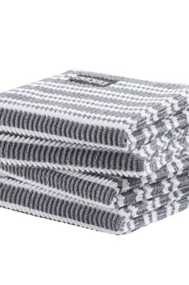 DDDDD vaatdoek Stripe grey 30 x 30 cm