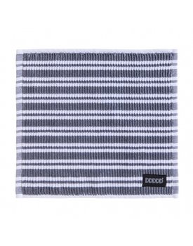 DDDDD vaatdoek Stripe grey 30 x 30 cm