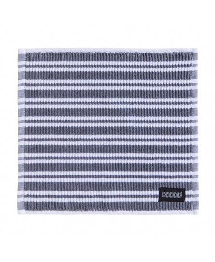 DDDDD vaatdoek Stripe grey 30 x 30 cm