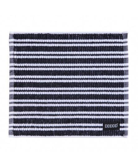 DDDDD vaatdoek Stripe black 30x30