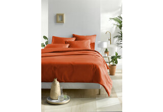 De Witte Lietaer OLIVIA Dekbedovertrek Rooibos 140x200/220