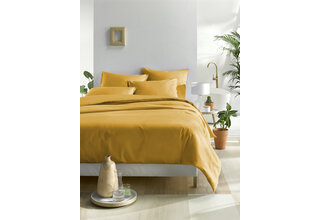 De Witte Lietaer OLIVIA Dekbedovertrek Golden yellow 240x200/220