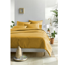 De Witte Lietaer OLIVIA Dekbedovertrek Golden yellow 140x200/220