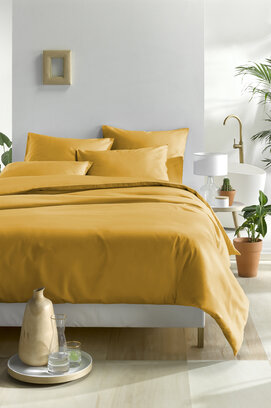 De Witte Lietaer OLIVIA Dekbedovertrek Golden yellow 140x200/220