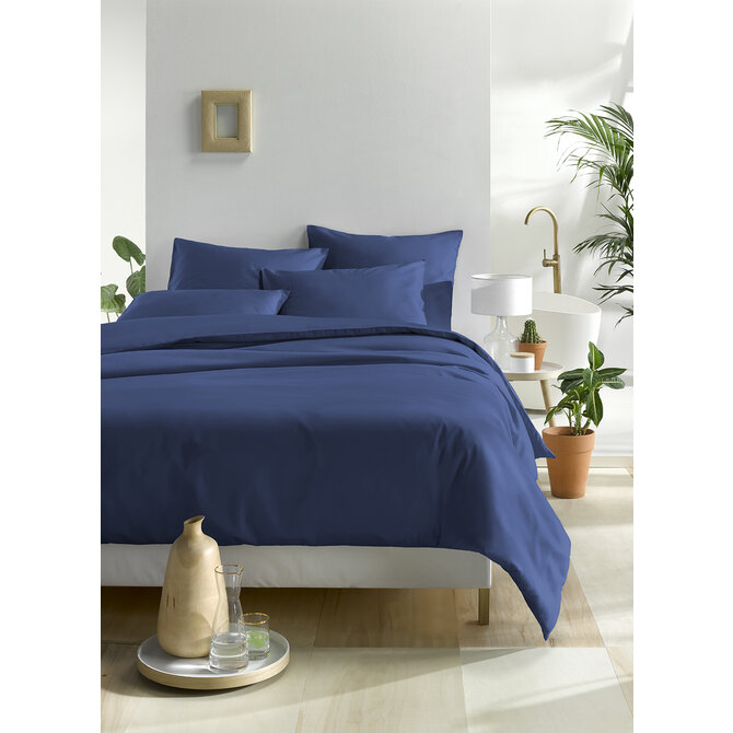 De Witte Lietaer OLIVIA Dekbedovertrek Blue indigo 140x200/220