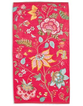 Pip Studio Pip Flowers Strandlaken - Rood 100 x 180 cm