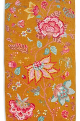 Pip Studio Pip Flowers Serviette de plage - Jaune 100 x 180 cm