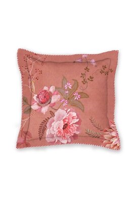 Pip Studio Coussin carré Tokyo Bouquet - Rose 45 x 45 cm